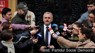 Liviu Dragnea ledaren för den rumänska socialdemokratiska regeringspartiet PSD har tidigare dömts för bland annat valfusk och maktmissbruk. Arkivbild.