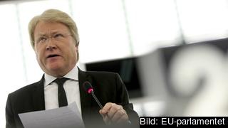 Kristdemokraternas Lars Adaktusson i EU-parlamentet. Arkivbild.