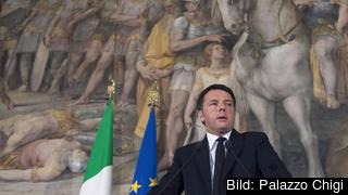 Italiens socialdemokratiske premiärminister Matteo Renzi. Arkivbild.