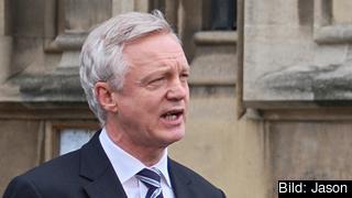 David Davis blir minister med ansvar för förhandlingarna om att ta Storbritannien ur EU. Arkivbild.