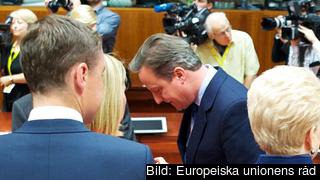 Storbritanniens avgående premiärminister David Cameron under tisdagens EU-toppmöte. Arkivbild. Storbritanniens avgående premiärminister David Cameron under tisdagens EU-toppmöte. Arkivbild.