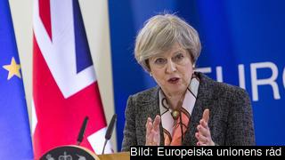 Tiden att förhandla fram det brittiska EU-utträdet blir allt mindre för premiärminister Theresa May. Arkivbild. Tiden att förhandla fram det brittiska EU-utträdet blir allt mindre för premiärminister Theresa May. Arkivbild.