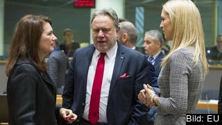 EU-minister Ann Linde diskuterar i veckan brexitvillkoren med George Katrougalos, Greklands EU-minister och Helen MCEntee, Irlands EU-minister.