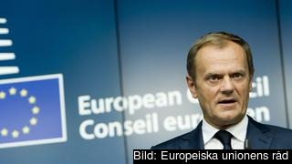 Europeiska rådets ordförande Donald Tusk leder onsdagens toppmöte. Arkivbild.