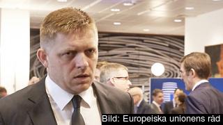 Slovakiens socialdemokratiske premiärminister Robert Fico. Arkivbild. Slovakiens socialdemokratiske premiärminister Robert Fico. Arkivbild.