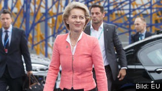 Tysklands försvarsminister Ursula von der Leyen nämns som möjlig ny kommissionsordförande men än är inget klart. Arkivbild.