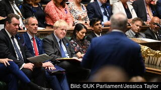 Protesterna från det egna partiet blev till slut för stora för Boris Johnson som avgår som Tory-ledare. Arkivbild. Protesterna från det egna partiet blev till slut för stora för Boris Johnson som avgår som Tory-ledare. Arkivbild.