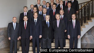 Europeiska centralbanken. Ledningen för Europeiska centralbanken består bara av män, konstaterar Olle Schmidt (FP).
