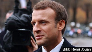 Frankrikes president Emmanel Macron. Arkivbild.