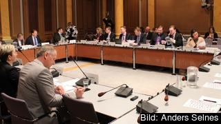 EU-nämnden i februari där dörrarna stängdes för journalister och allmänhet. EU-nämnden i februari där dörrarna stängdes för journalister och allmänhet.