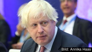 Tory-medlemmen Boris Johnson talade sig i dag än en gång varm för att Storbritannien ska lämna EU.
