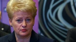 Litauens president Dalia Grybauskaite. Litauens president Dalia Grybauskaite.
