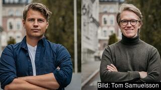 Olle Johnsson och Alex Nilsson, Liberala Ungdomsförbundet.