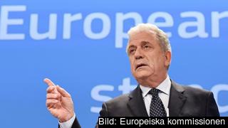 EU:s migrationskommissionär Dimitris Avramopoulos.