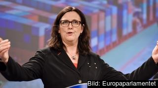 EU:s handelskommissionär Cecilia Malmström. EU:s handelskommissionär Cecilia Malmström.