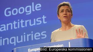 EU:s konkurrenskommissionär Margrethe Vestager.