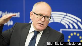 EU-kommissionens förste vice ordförande Frans Timmermans. EU-kommissionens förste vice ordförande Frans Timmermans.