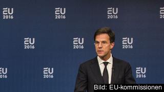 Nederländernas premiärminister Mark Rutte. Arkivbild. Nederländernas premiärminister Mark Rutte. Arkivbild.