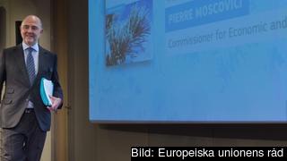 EU:s ekonomikommissionär Pierre Moscovici. EU:s ekonomikommissionär Pierre Moscovici.