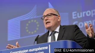 EU-kommissionens förste vice ordförande, den nederländske socialdemokraten Frans Timmermans. Arkivbild. EU-kommissionens förste vice ordförande, den nederländske socialdemokraten Frans Timmermans. Arkivbild.