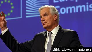 Michel Barnier, EU-kommissionens chefsförhandlare i förhandlingarna om det brittiska utträdet ur unionen. Michel Barnier, EU-kommissionens chefsförhandlare i förhandlingarna om det brittiska utträdet ur unionen.