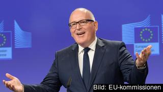 EU-kommissionens förste vice ordförande Frans Timmermans. EU-kommissionens förste vice ordförande Frans Timmermans.