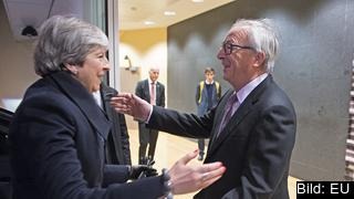 Storbritanniens premiärminister Theresa May och EU-kommissionens ordförande Jean-Claude Juncker inför fredagens möte.