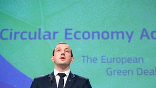 EU:s miljökommissionär Virginijus Sinkevičius.