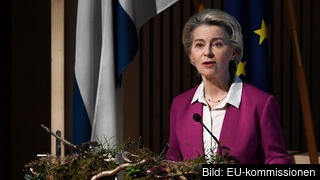 EU-kommissionens ordförande Ursula von der Leyen. 