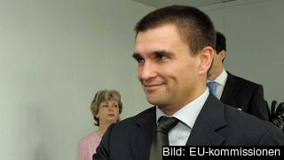 Ukrainas utrikesminister Pavlo Klimkin. Arkivbild. Bilden är beskuren. Ukrainas utrikesminister Pavlo Klimkin. Arkivbild. Bilden är beskuren.