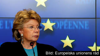 I maj ska EU:s rättighetskommissionär Viviane Reding presentera en detaljerat utredning om möjligheterna för nya åtgärder mot EU-länder som bryter mot fri- och rättigheter. Arkivbild.