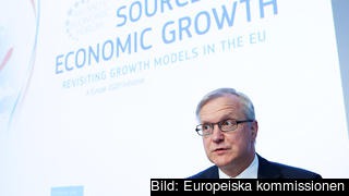 EU:s ekonomikommissionär Olli Rehns åtstramningspolitik stöter på patrull. Arkivbild.