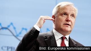 EU:s ekonomikommissionär Olli Rehn menar att en vändpunkt nu nåtts i den ekonomiska krisen.