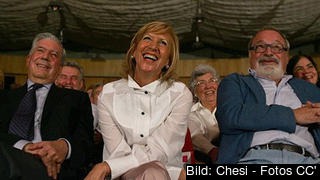 Rosa Díez, partiledare för det nybildade mittenpartiet UPyD, utmanar de två stora partierna i spansk politik. Rosa Díez, partiledare för det nybildade mittenpartiet UPyD, utmanar de två stora partierna i spansk politik.