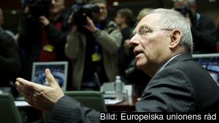 Den tyske finansministern Wolfgang Schäuble. Arkivbild. Den tyske finansministern Wolfgang Schäuble. Arkivbild.