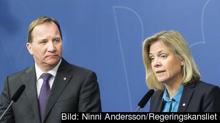  Statsminister Stefan Löfven (S) och finansminister Magdalena Andersson (S). Arkivbild.