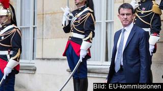 Frankrikes premiärminister Manuel Valls har fått uppdraget att bilda en ny regeringen efter helgens budgetdespyt. Arkivbild.